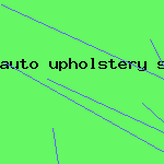 auto upholstery